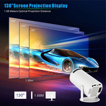 TechToppie LED Cinema – Slimme 720p Beamer met WiFi 6