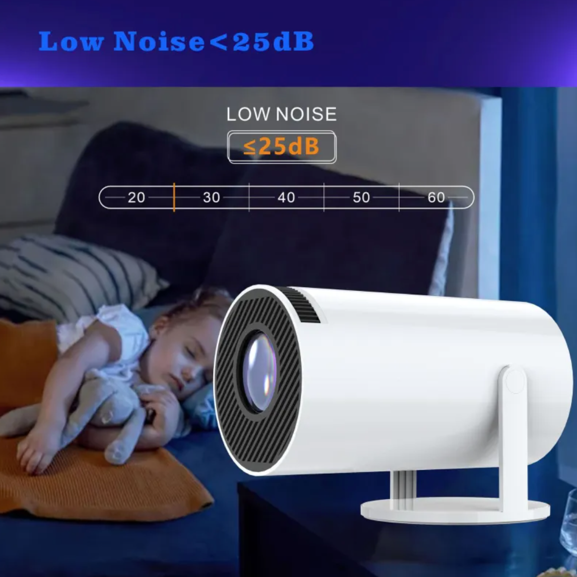 TechToppie H713 Cinema – HDMI Beamer met EU-stekker