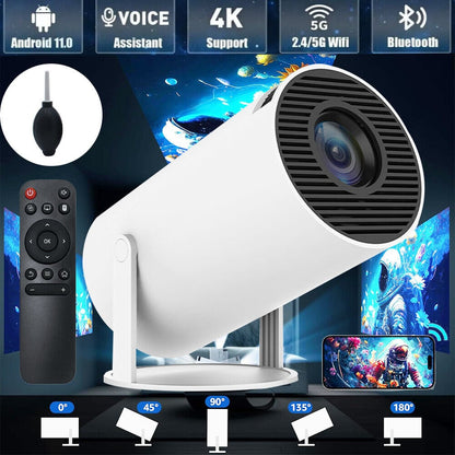 TechToppie LED Cinema – Slimme 720p Beamer met WiFi 6