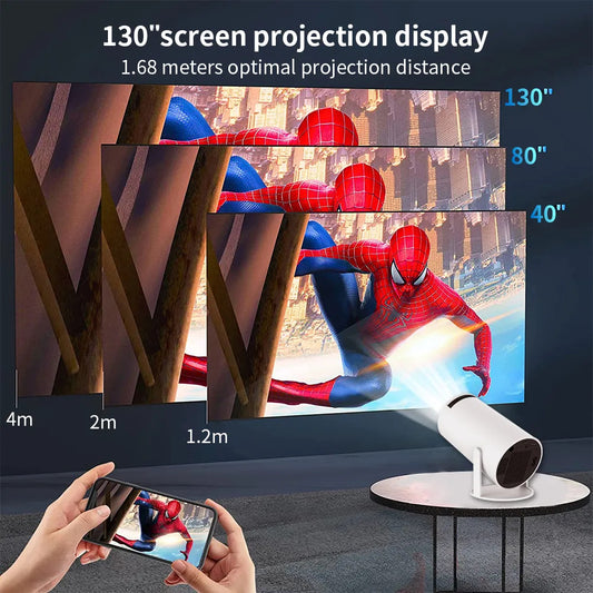 TechToppie HY300 Stream – 720p Beamer met WiFi & Android 11